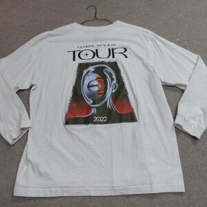 Weeknd Shirt 2XL White Long Sleeves Double Sided Global Stadium Tour